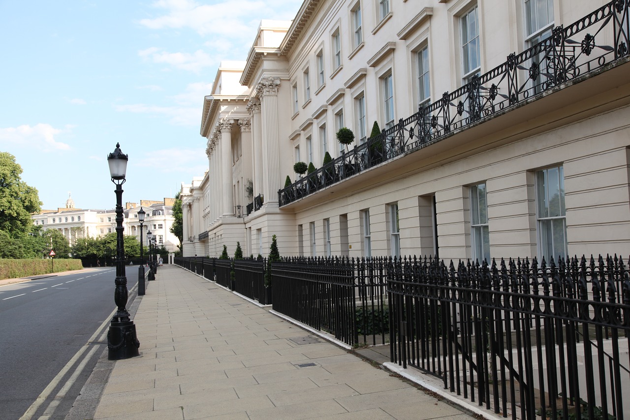 neoclassical terrace regent's park free photo