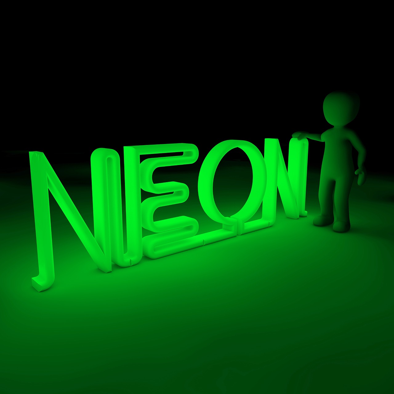 neon color light free photo