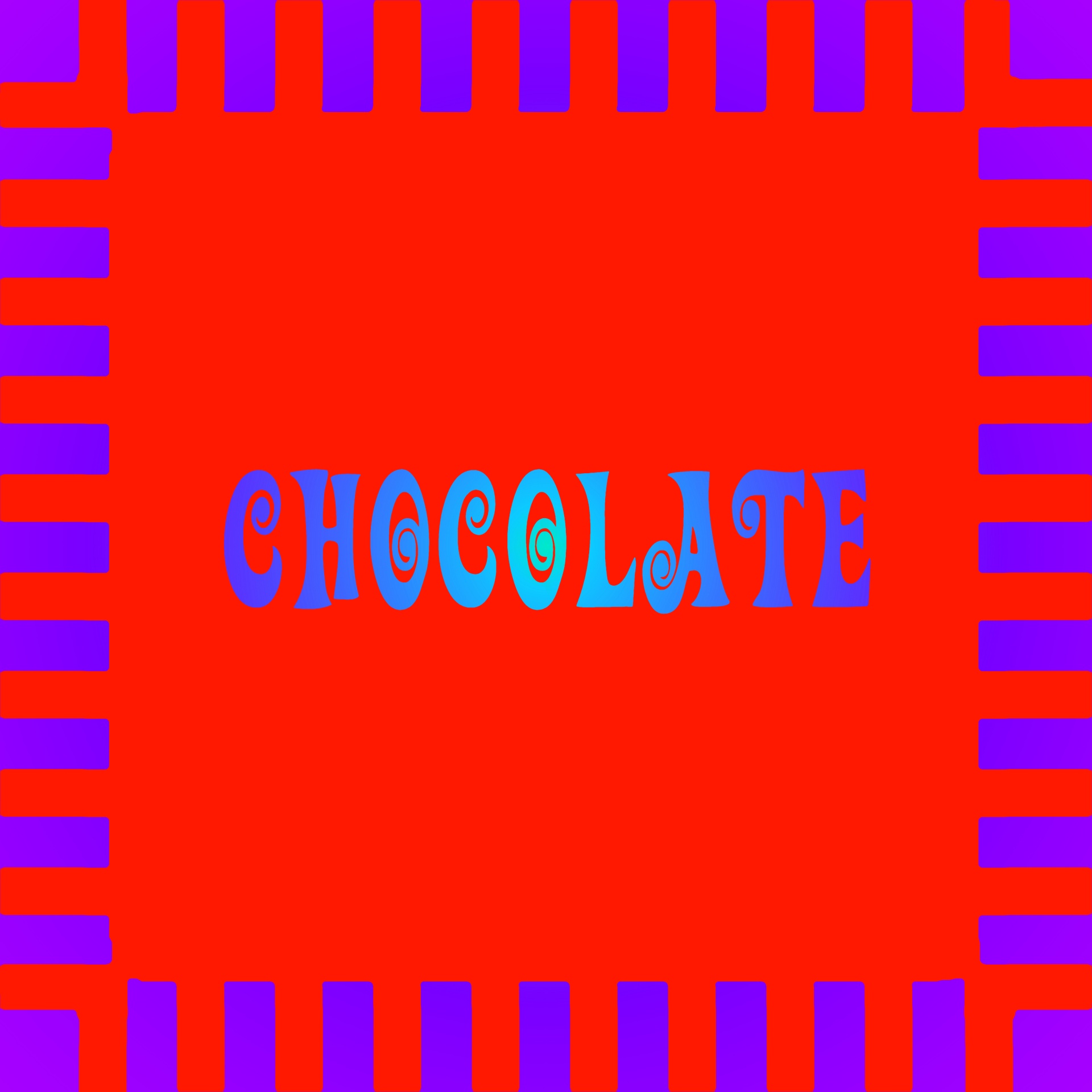 chocolate sign label free photo