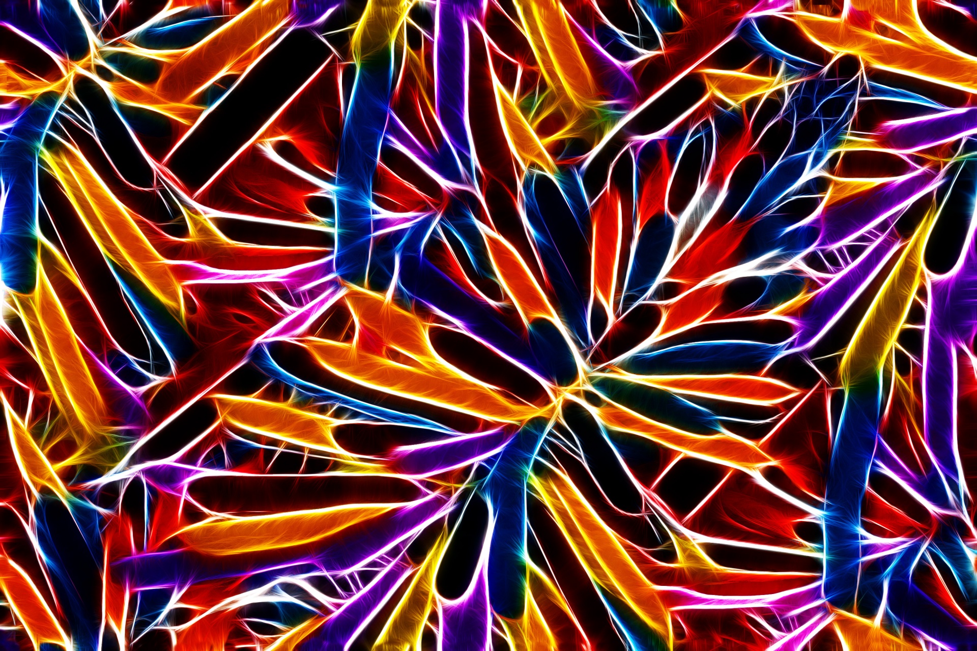 neon glow pattern free photo
