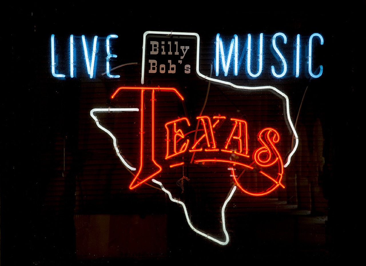 neon sign billy bob's fort worth free photo