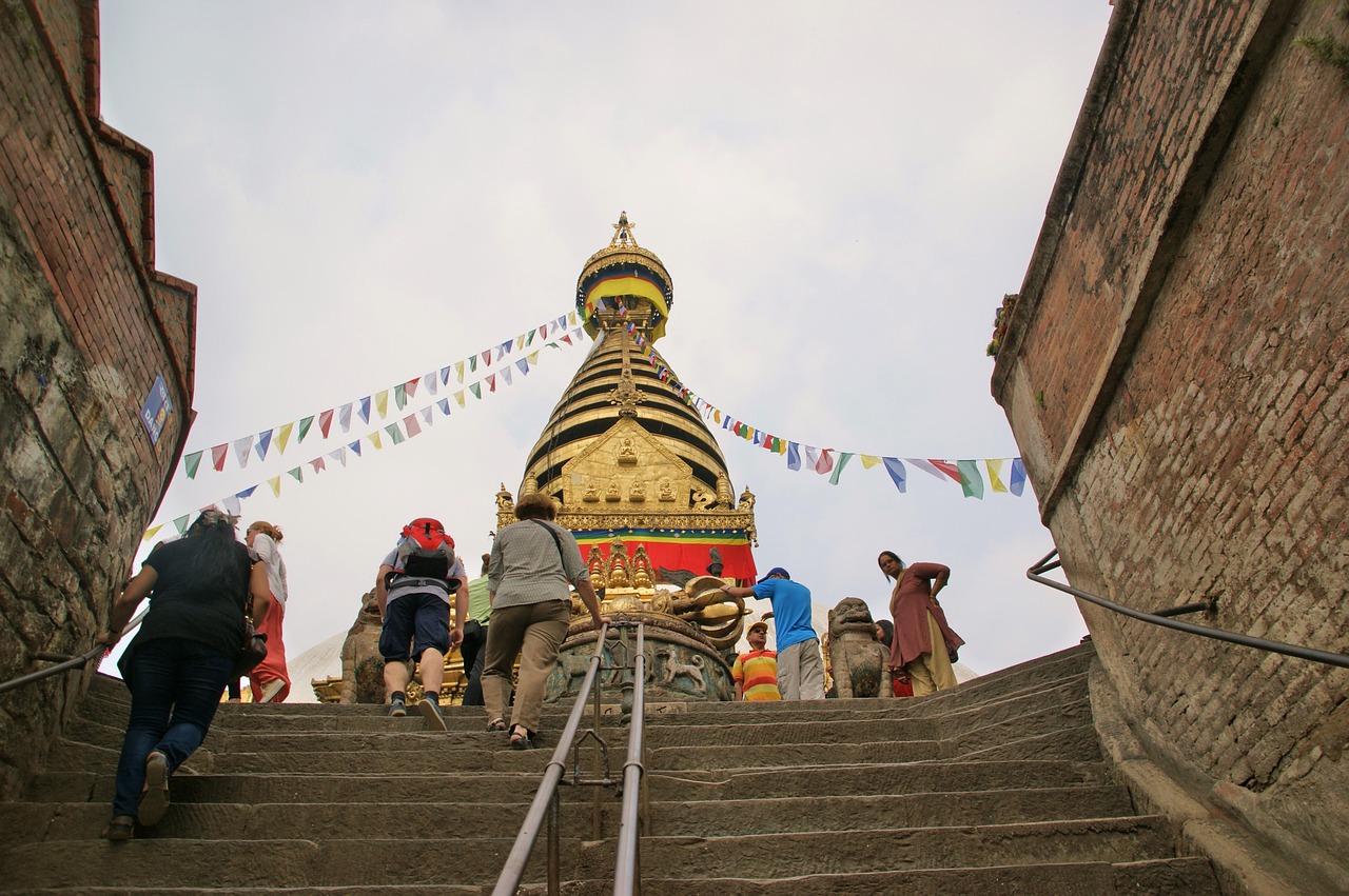 stupa nepal kathmandu free photo