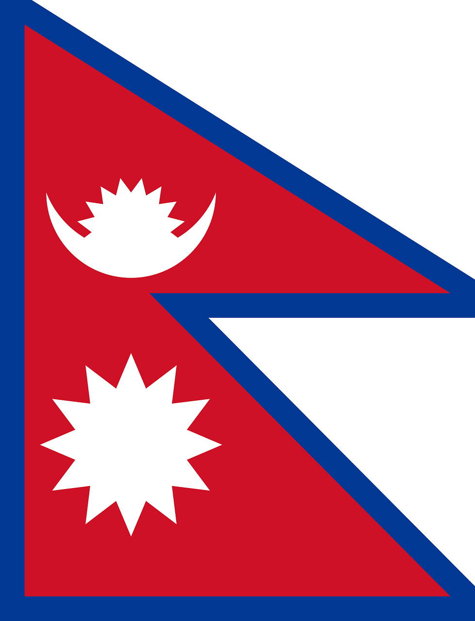 nepal flag national flag free photo