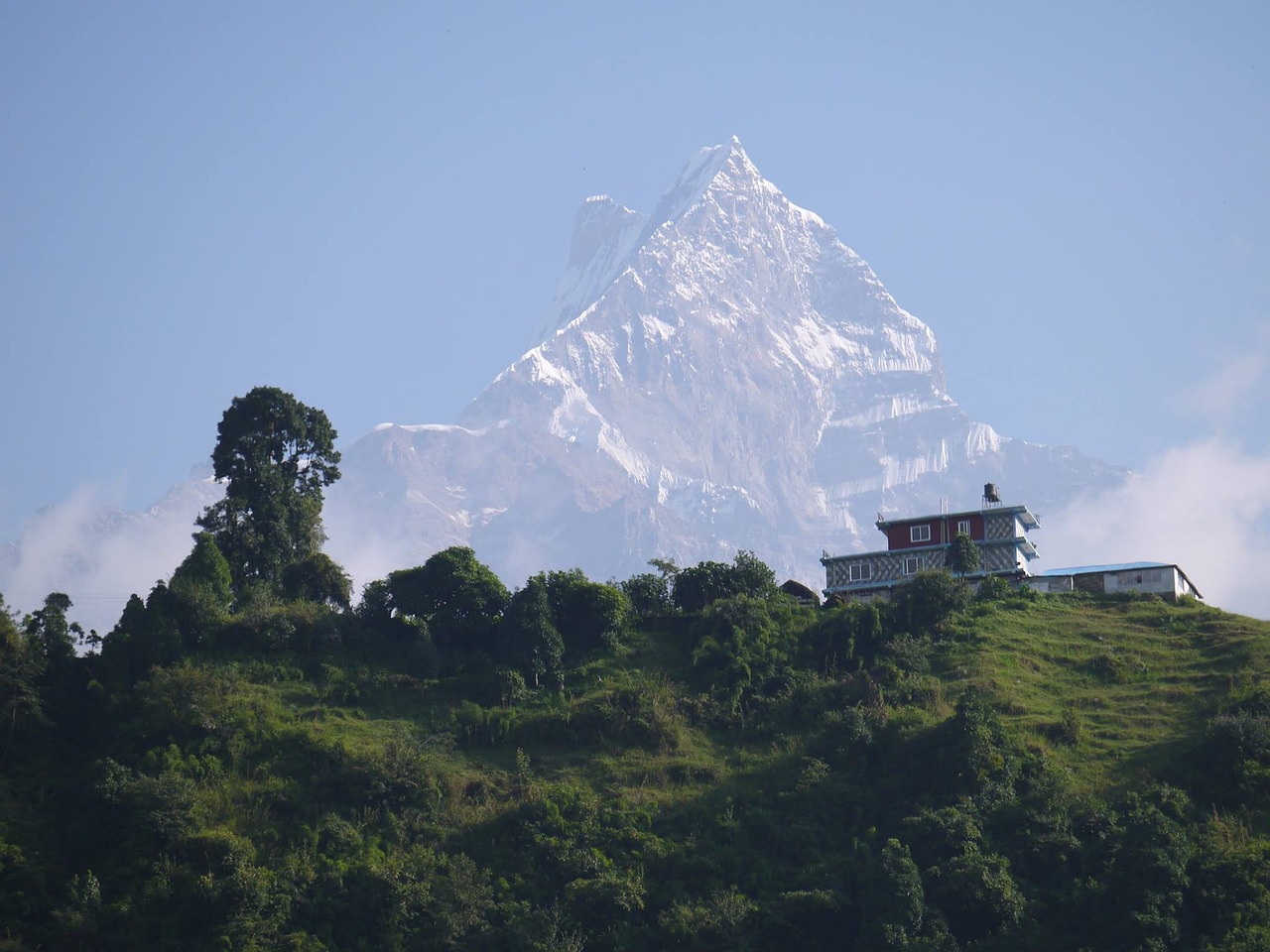 nepal mountains landscape free photo