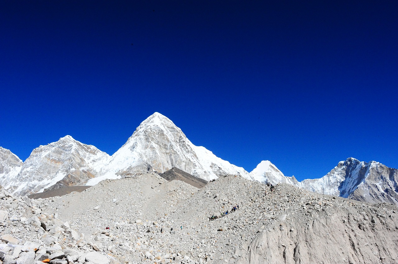 nepal everest base camp khumbu free photo