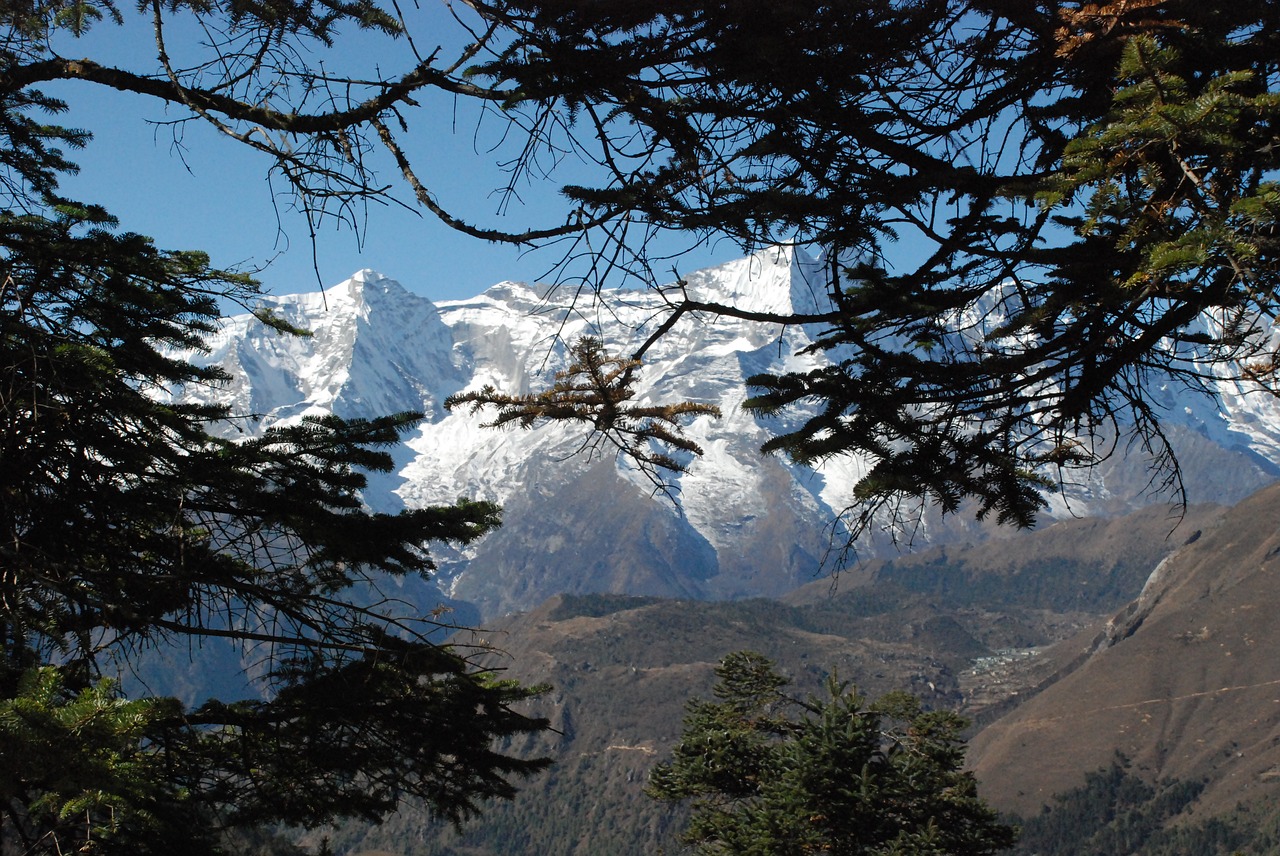 nepal  the himalayas  the path to namche bazar free photo