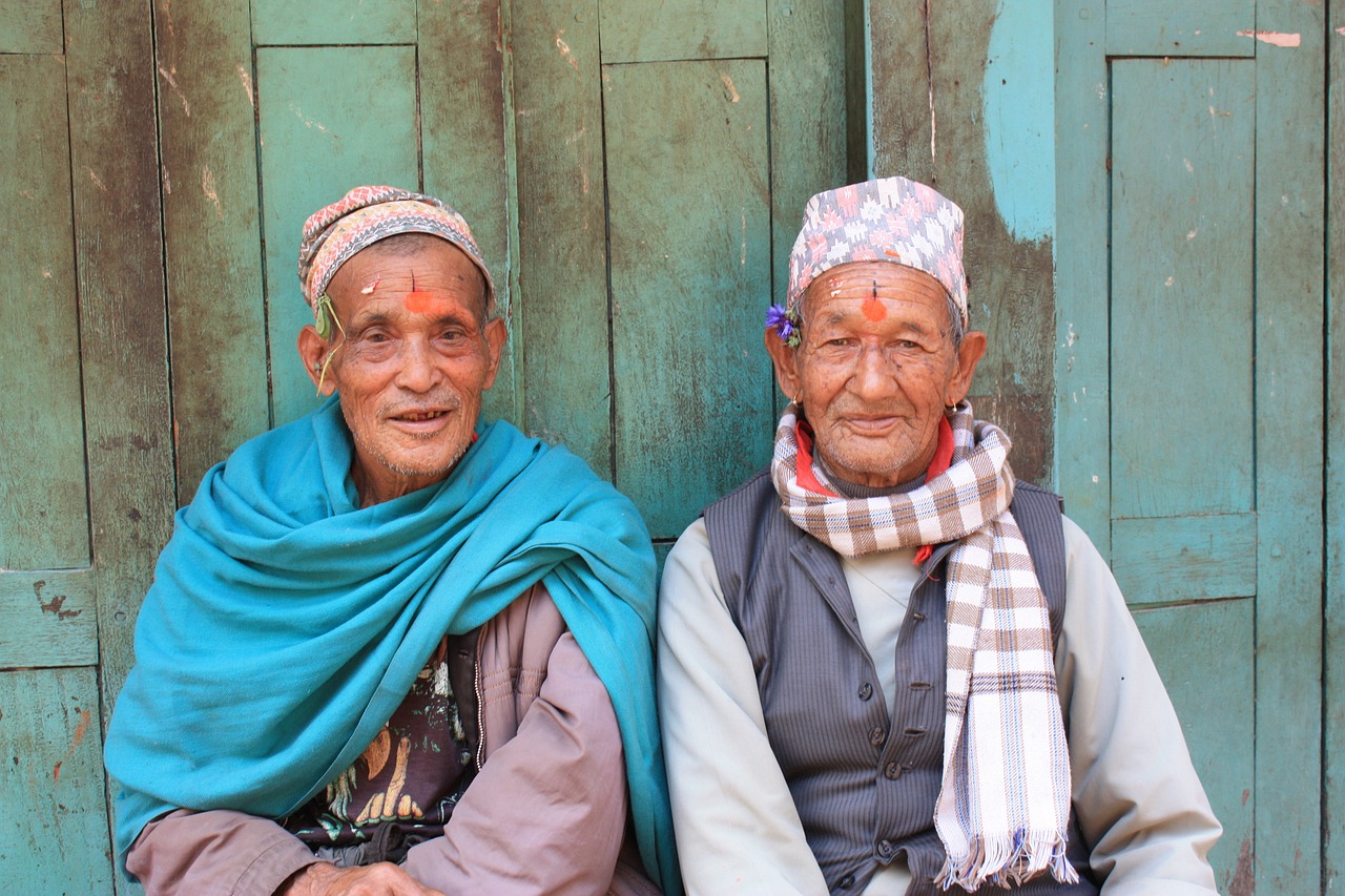 nepal himalayas men free photo