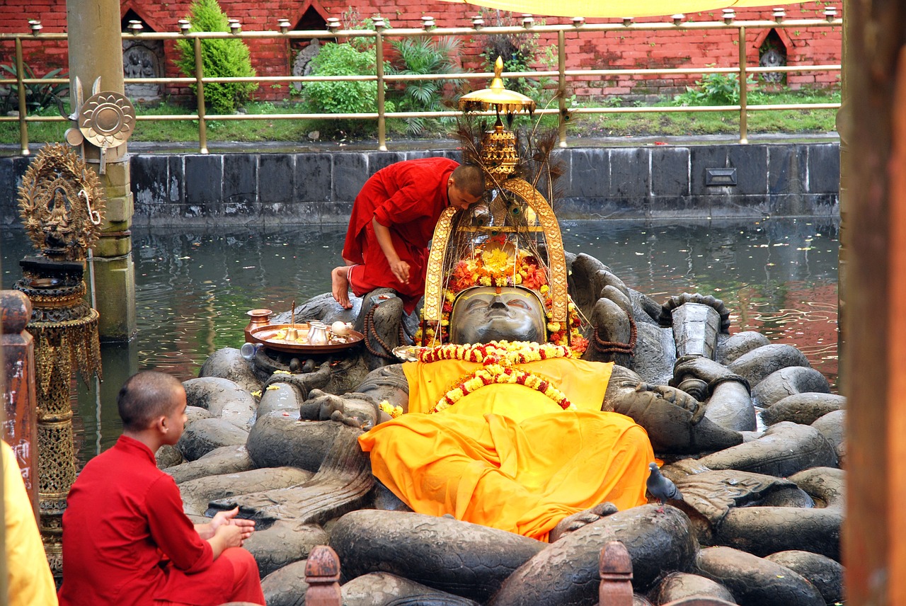 nepal hinduism monks free photo
