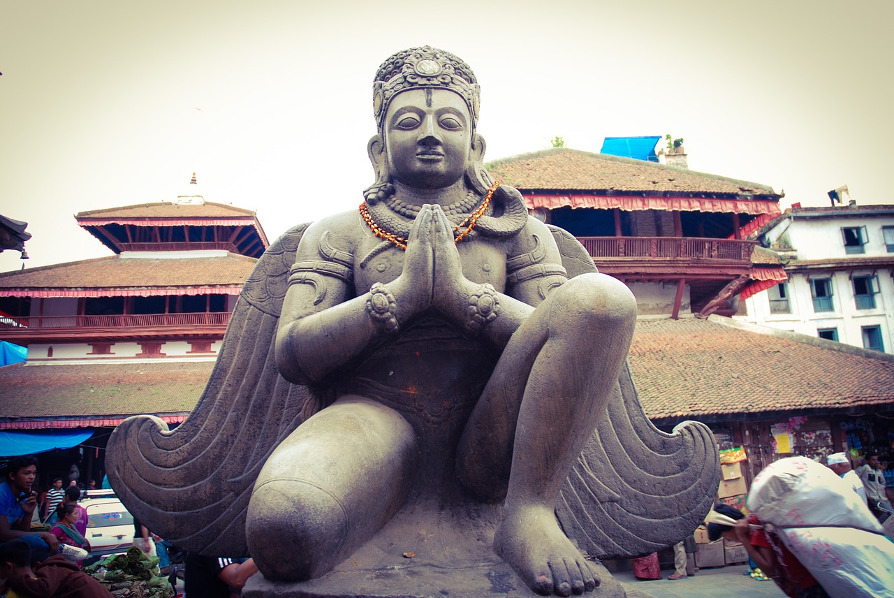 nepal garuda hinduism free photo