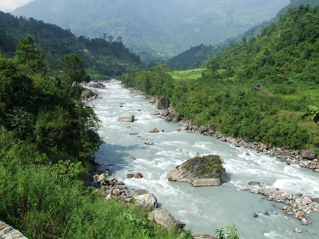 nepal annapurna trekking free photo