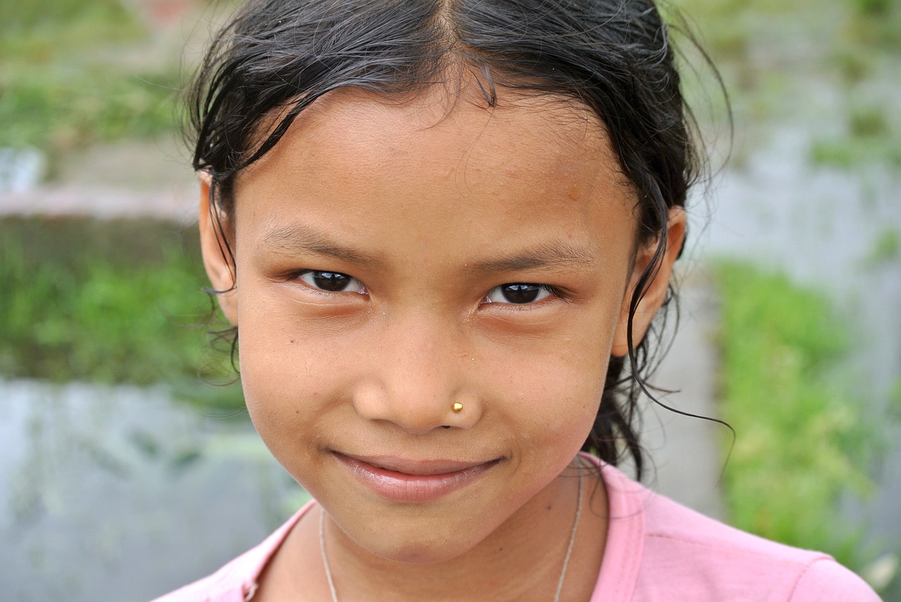nepalese child girl free photo