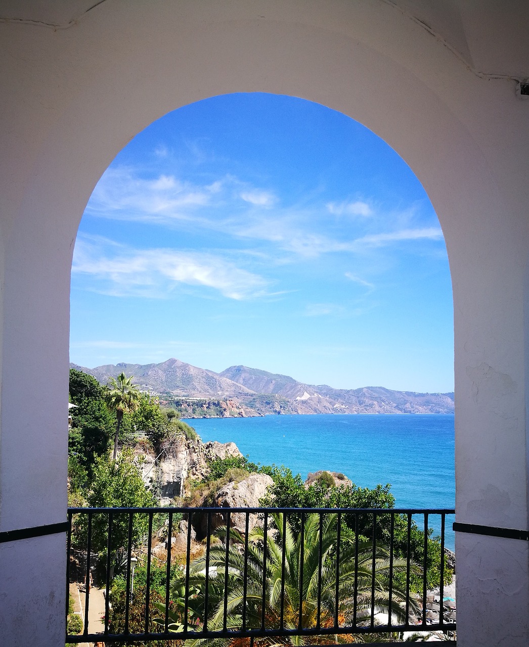 nerja spain architecture free photo