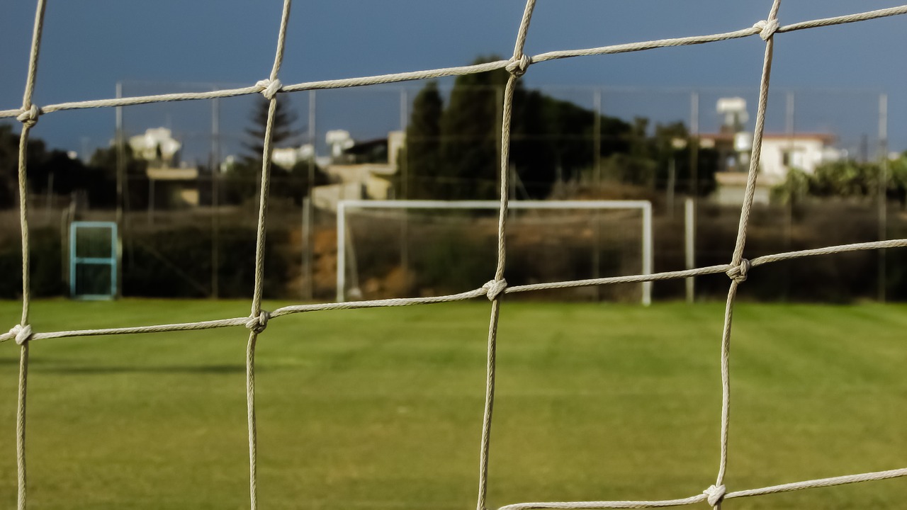 net netting football ground free photo