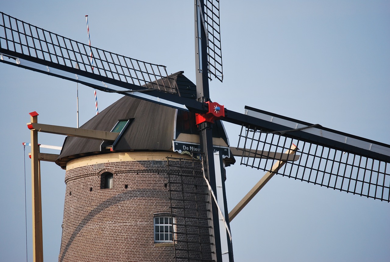 netherlands windmill wind free photo