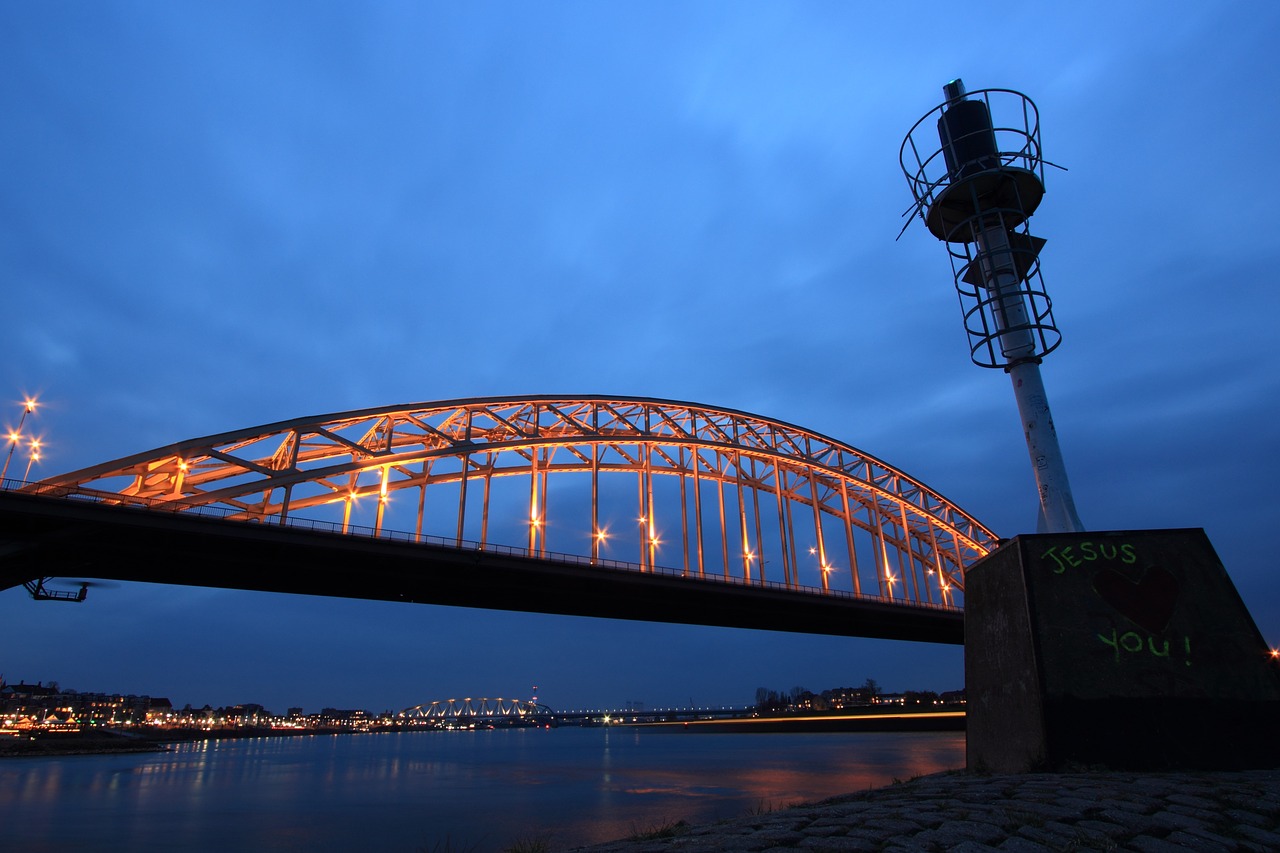 netherlands nijmegen bridge free photo