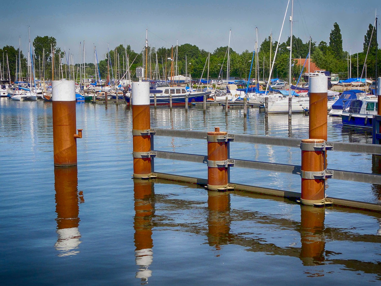 netherlands harbor bay free photo