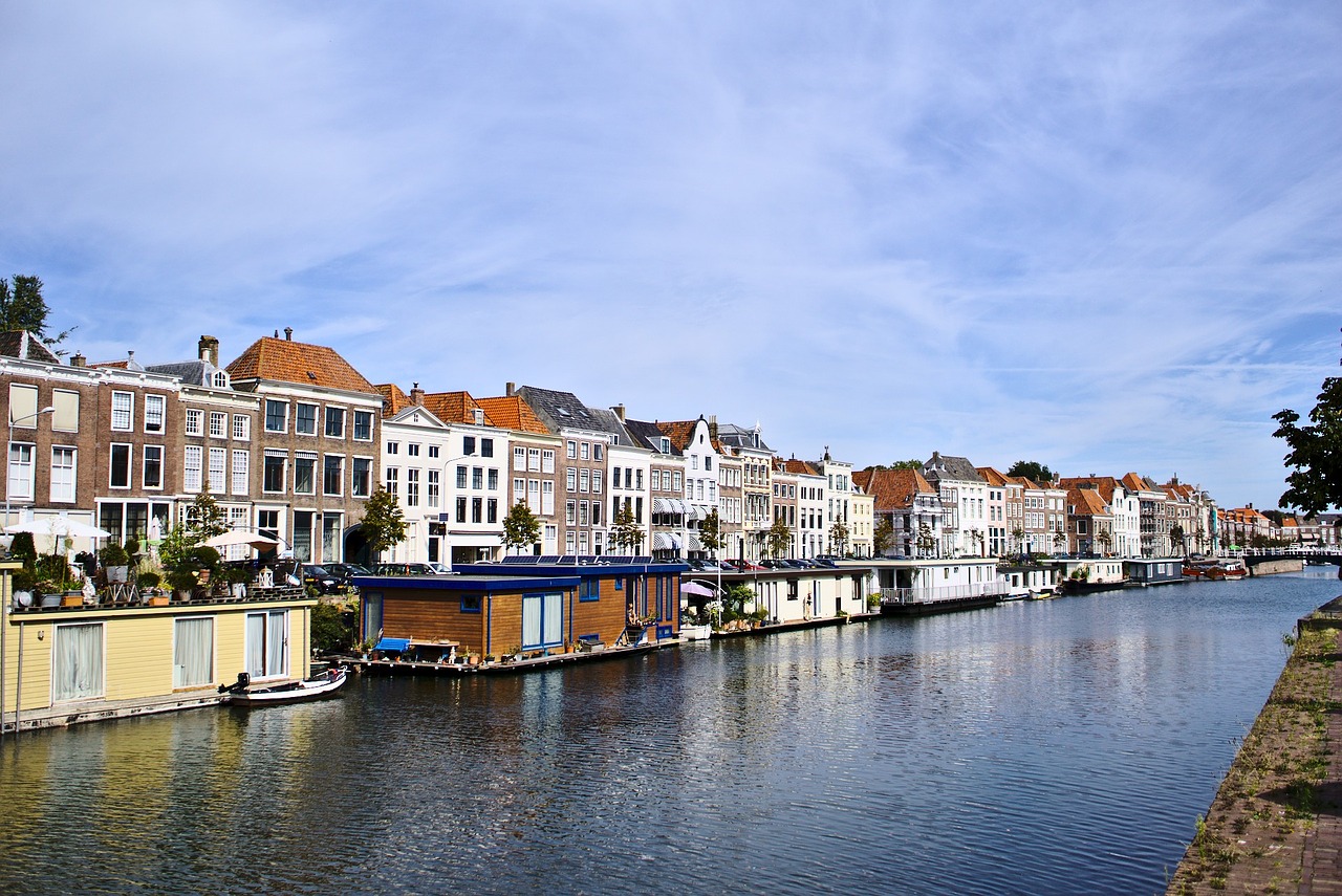 netherlands house boats holland free photo