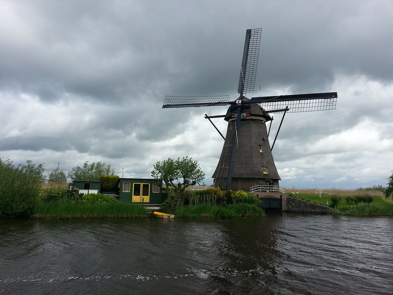 netherlands holland windmill free photo