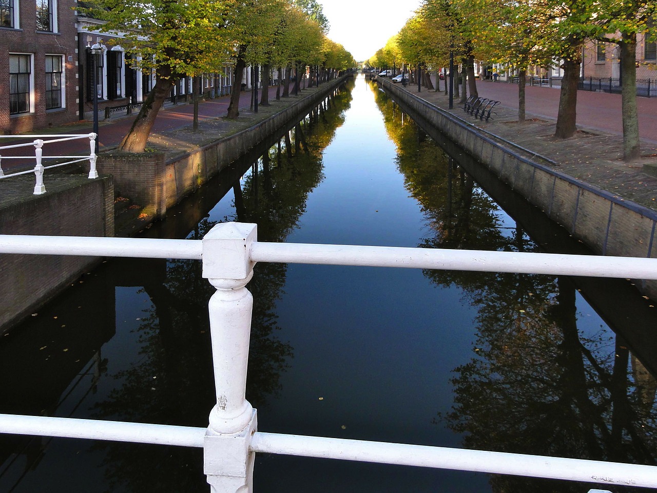 netherlands canal waterway free photo