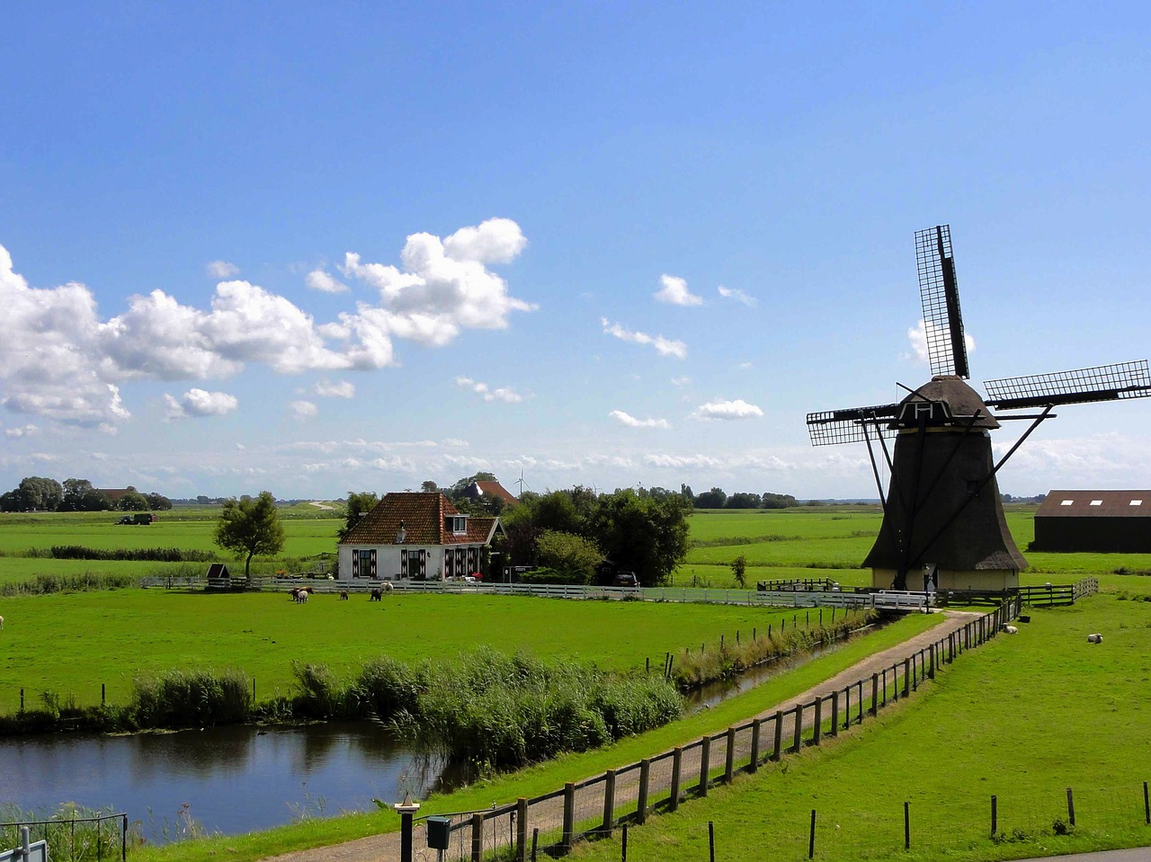 netherlands landscape sky free photo