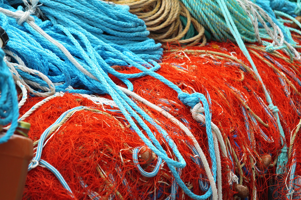 netting colors fishing free photo