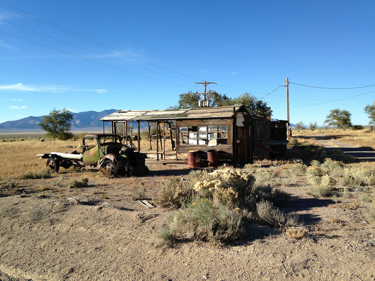 nevada abandoned building free photo