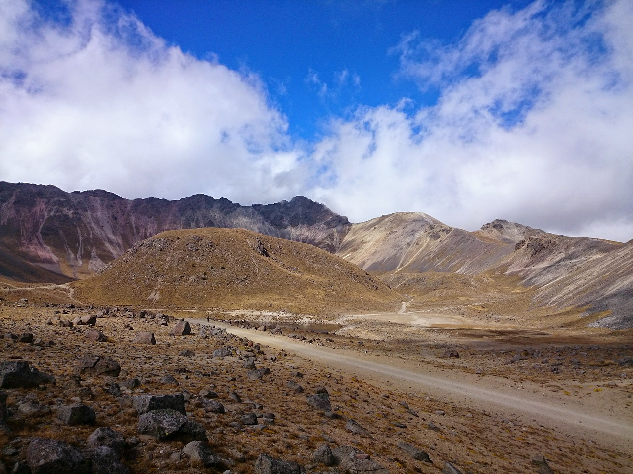 nevado de toluca blue sky free photo