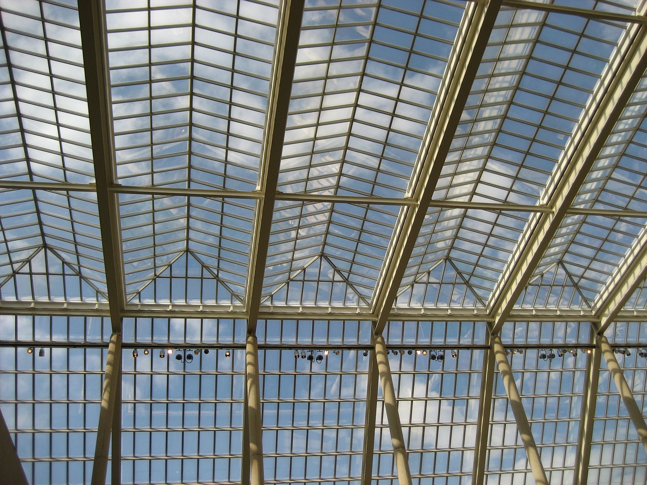 ceiling glass museum metropolitan free photo