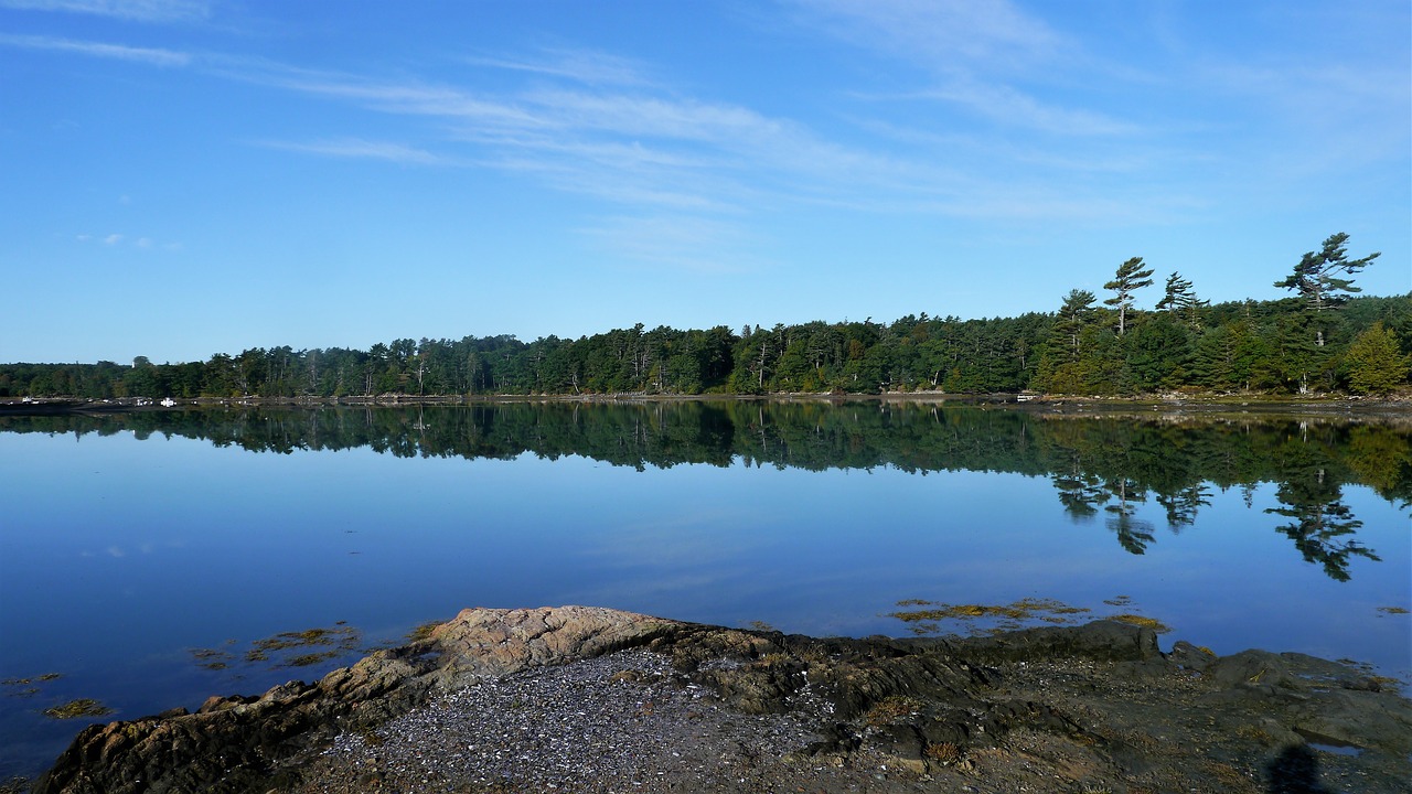 new england national park lake free photo