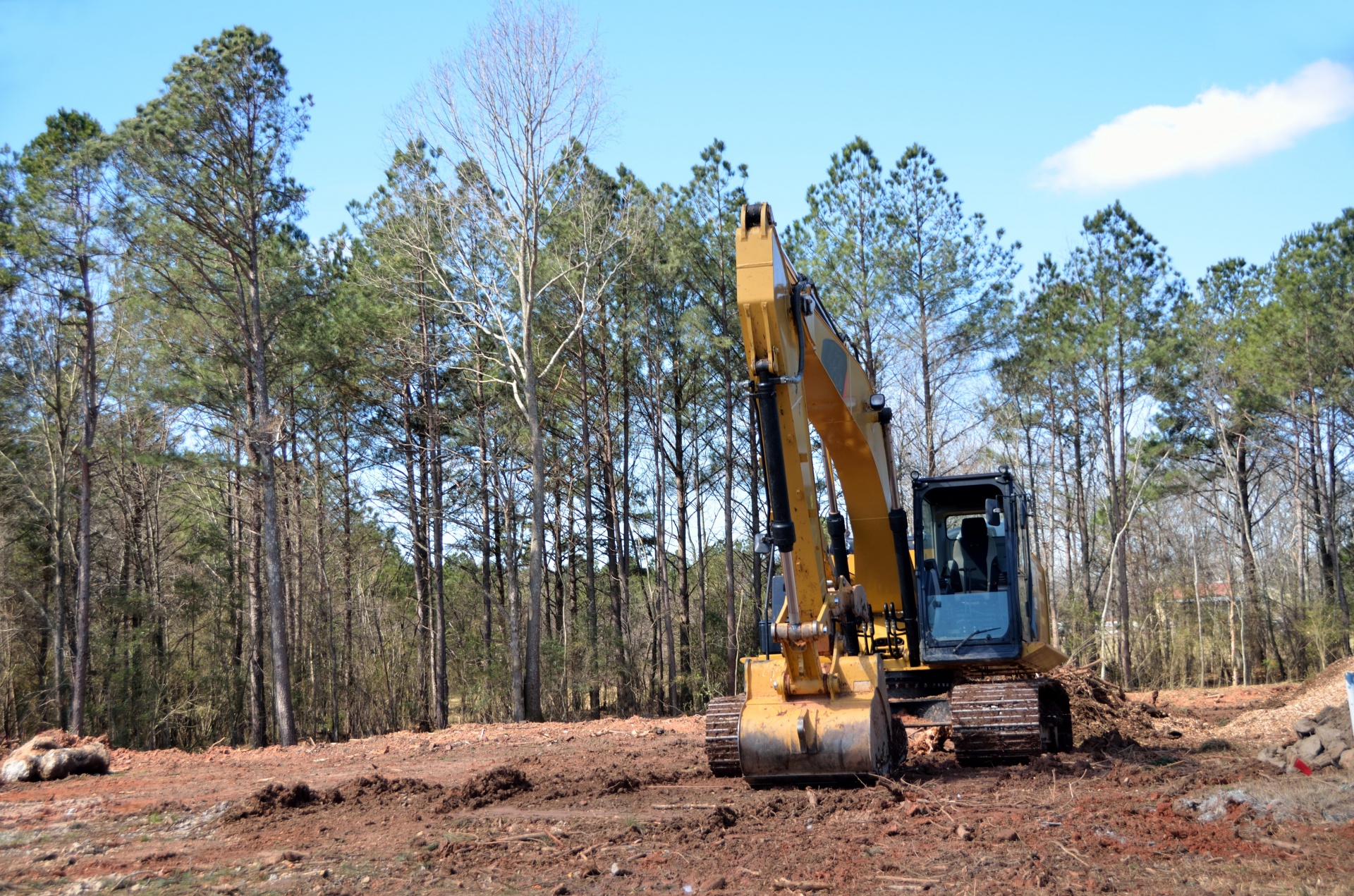 construction site bulldozer free photo