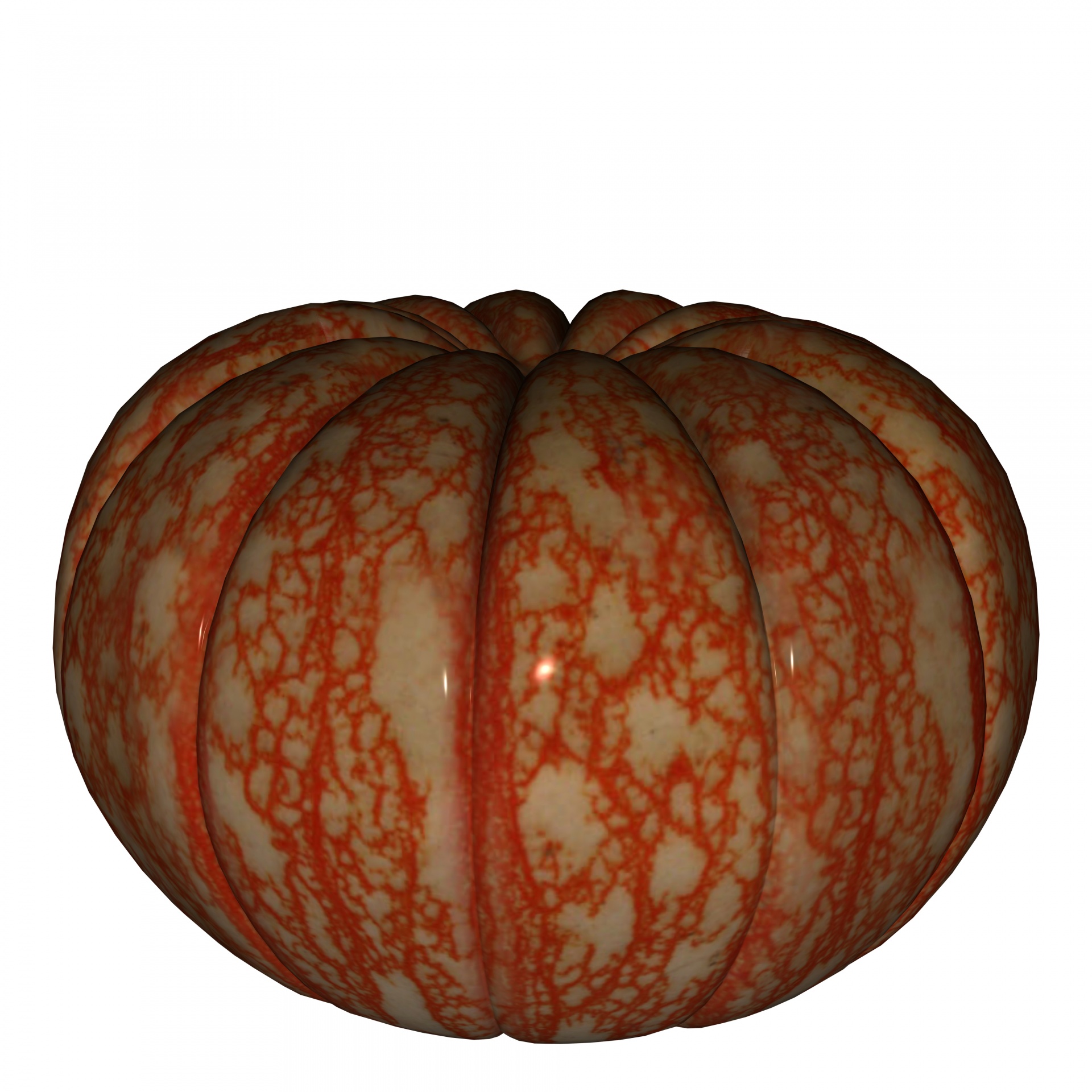 3d pumpkin white free photo