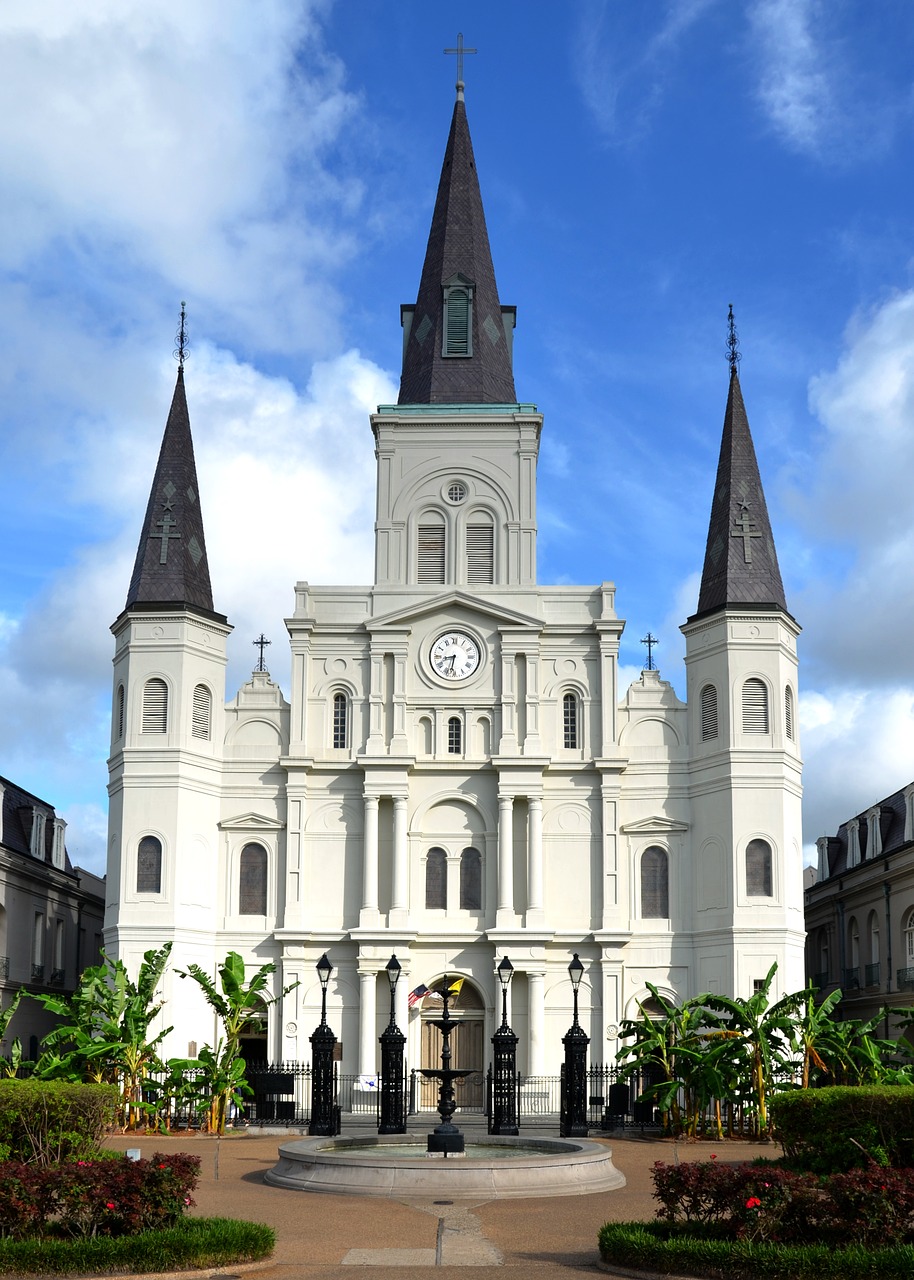 new orleans park cathedral free photo
