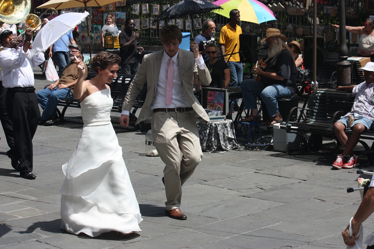 new orleans  wedding  dance free photo