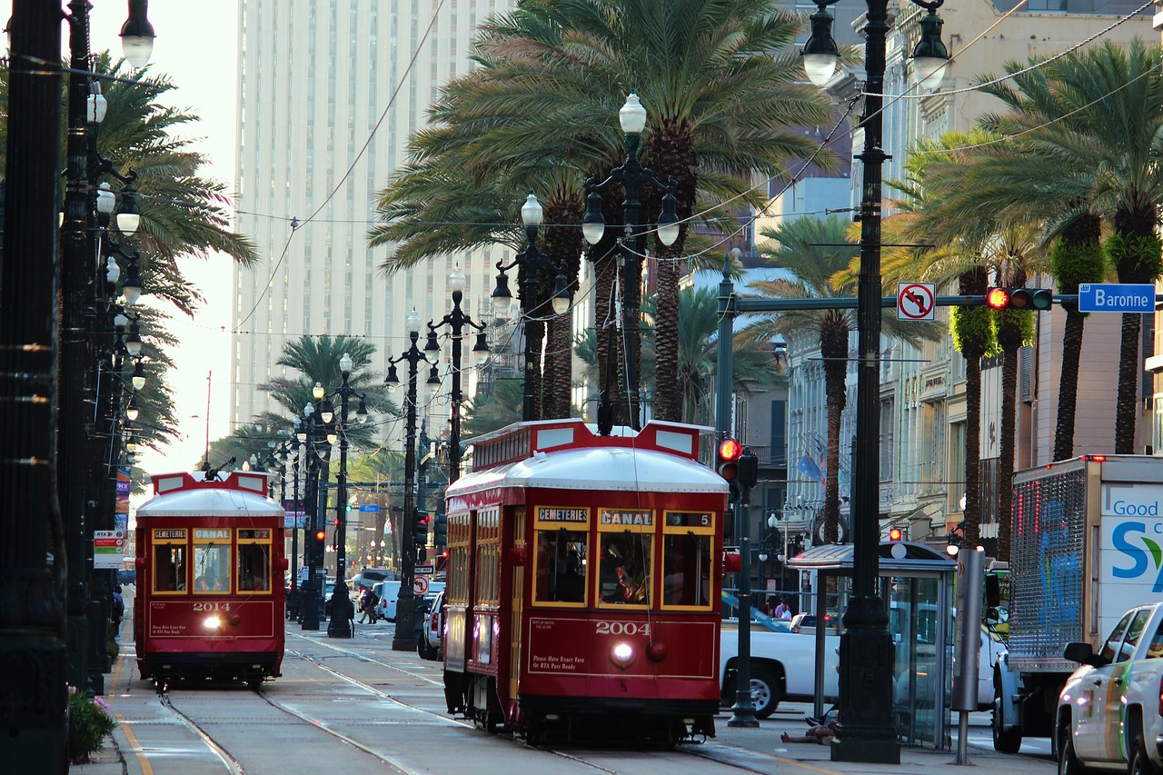 new orleans  tram  america free photo