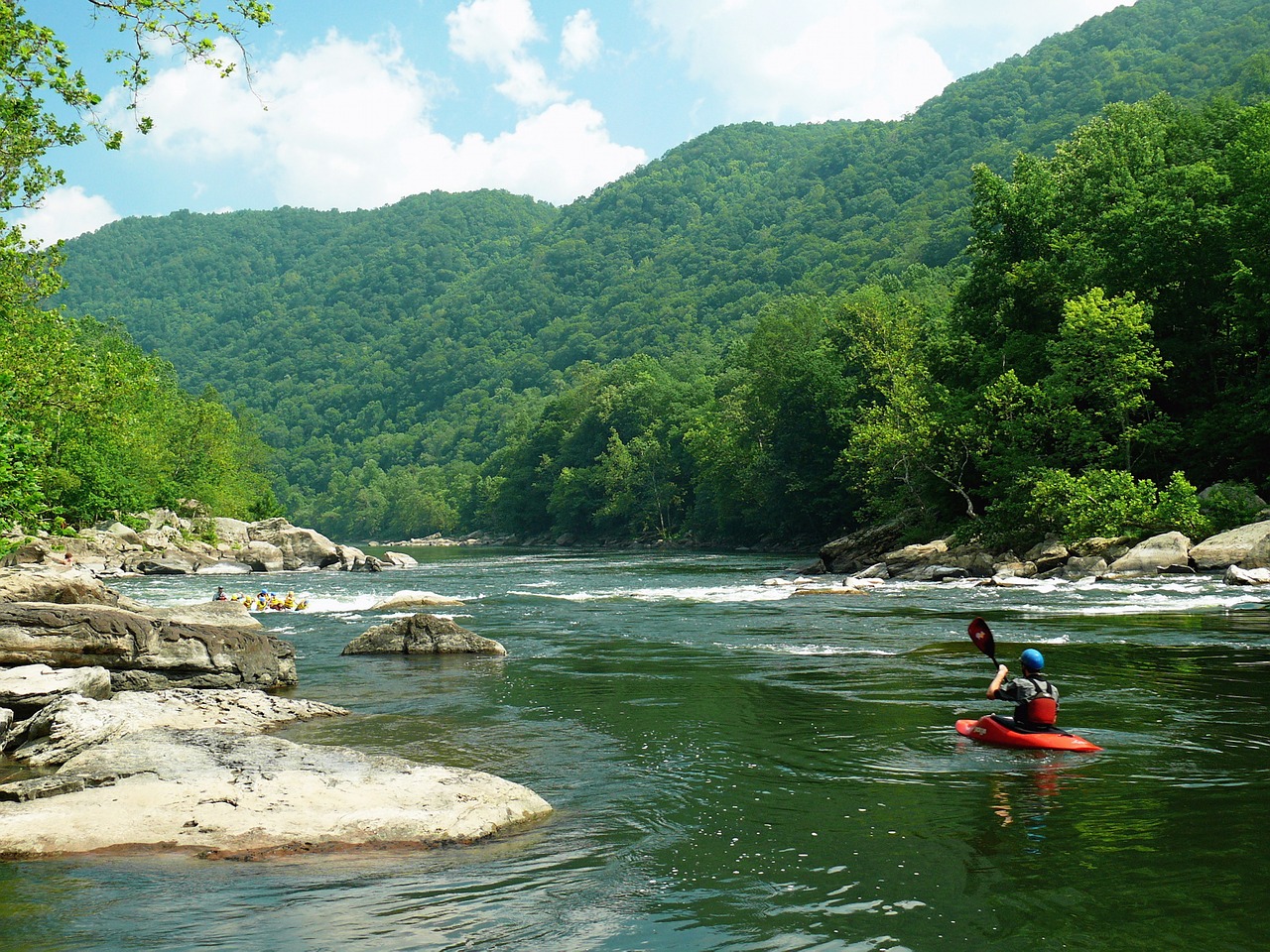 new river west virginia river rafting free photo
