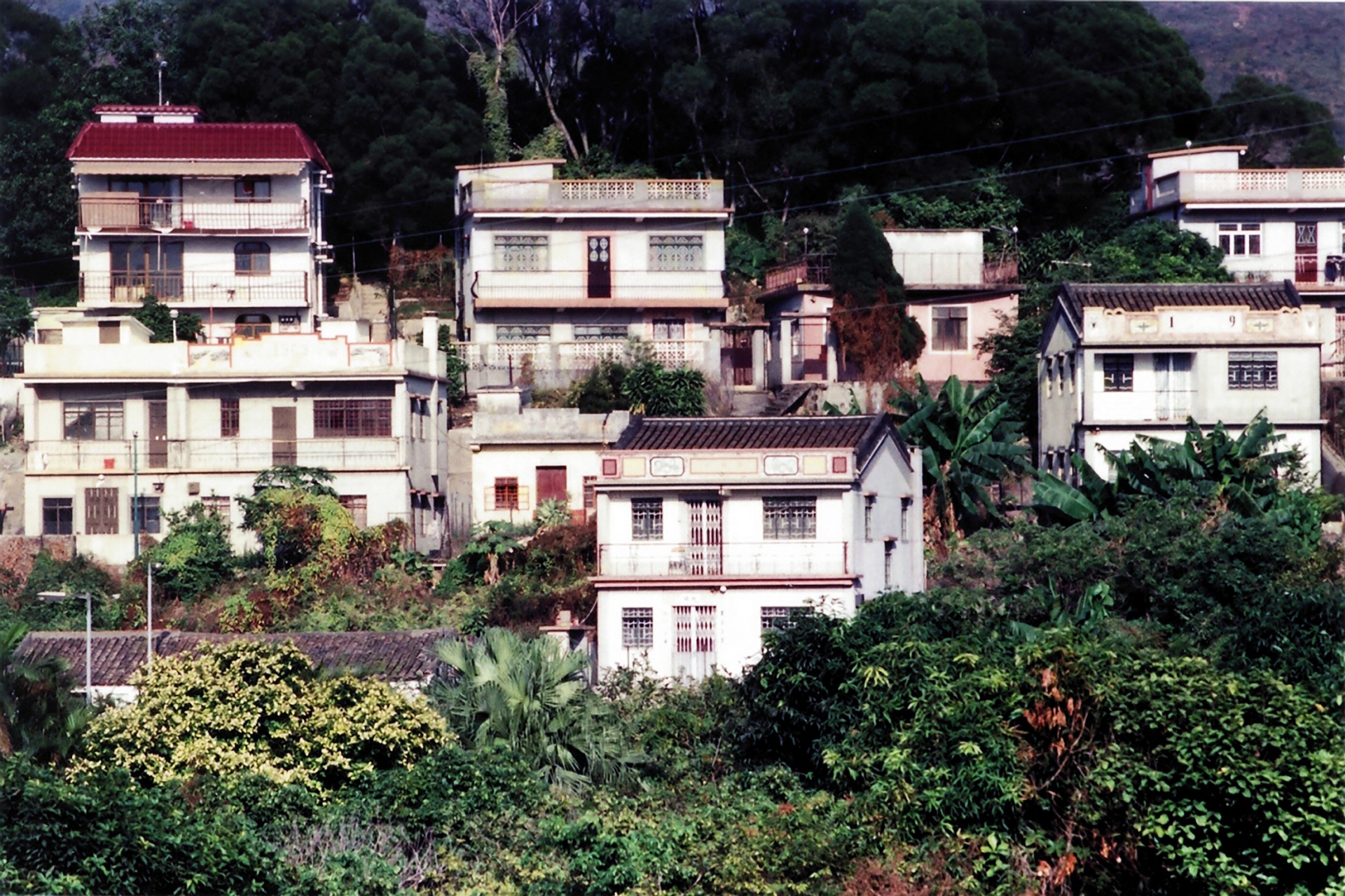 detached house village houses northern new territories free photo