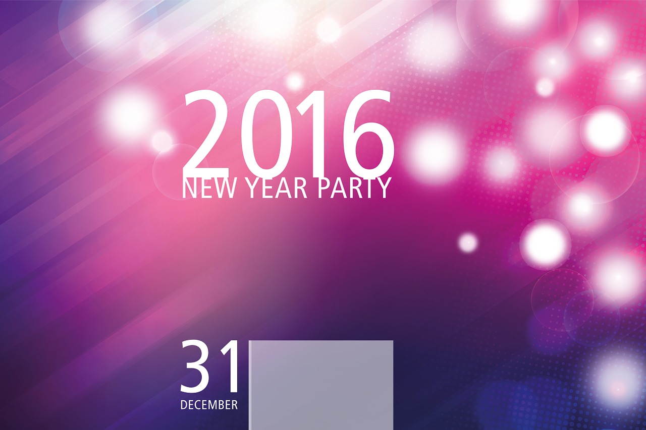 new year's day 2016 banner free photo