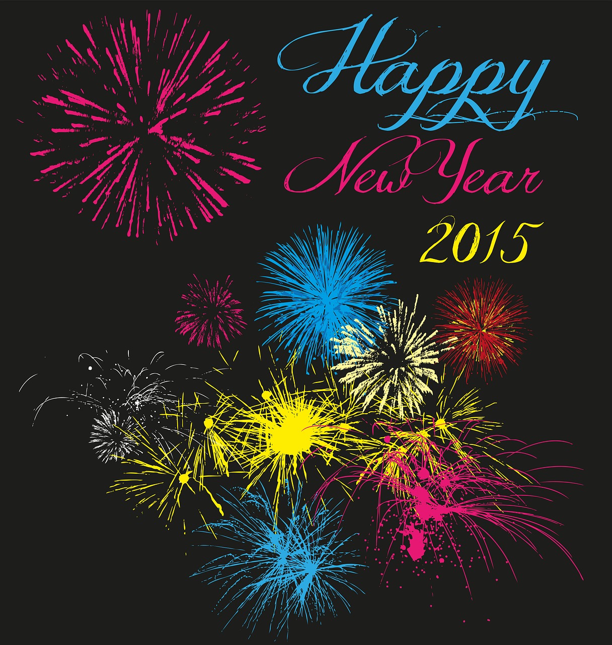 new year's eve new year's day 2015 free photo