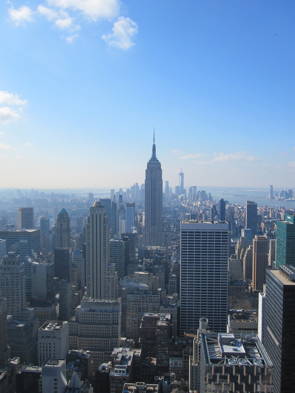 new york city skyscraper empire state building free photo