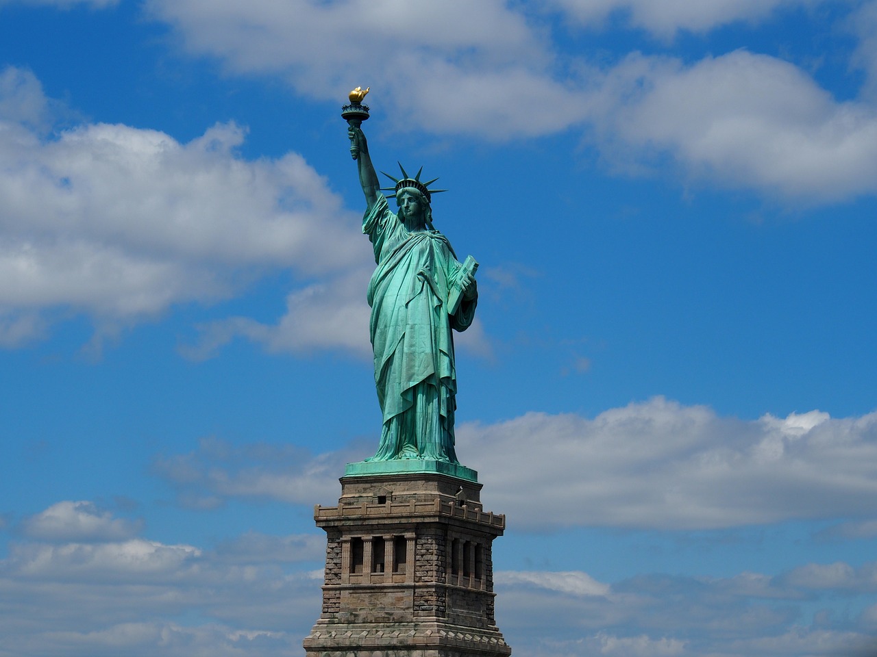 new york statue of liberty liberty island free photo