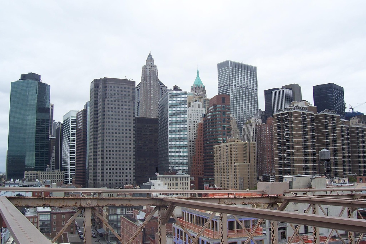 new york brooklyn bridge america free photo