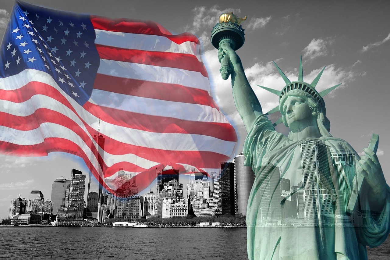 new york usa flag free photo