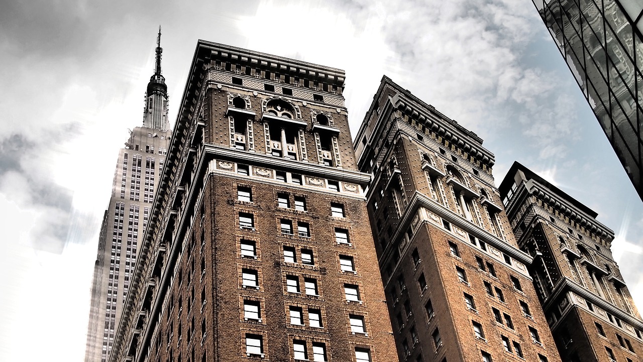 new york empire state building skyscraper free photo