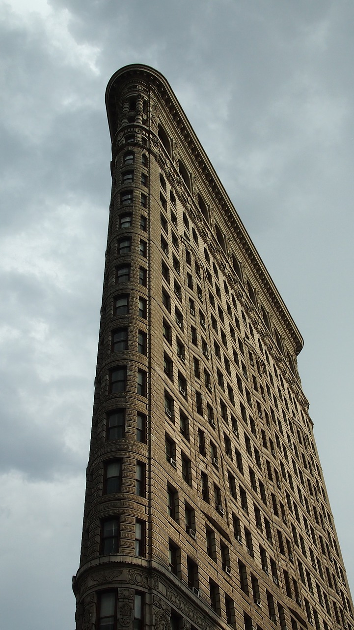 new york sightseeing flatron building free photo