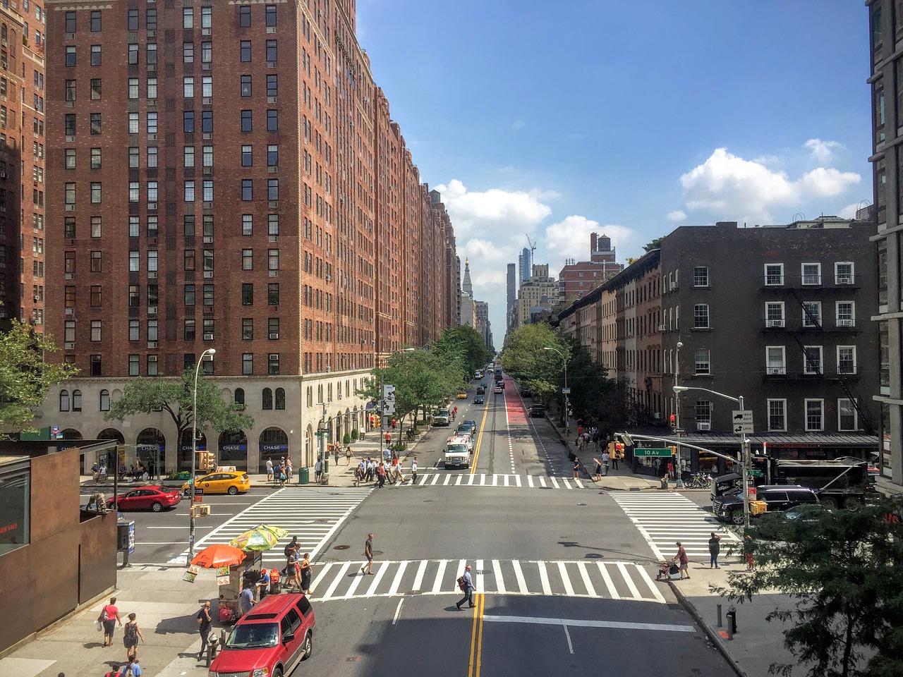 new york highline skyline free photo