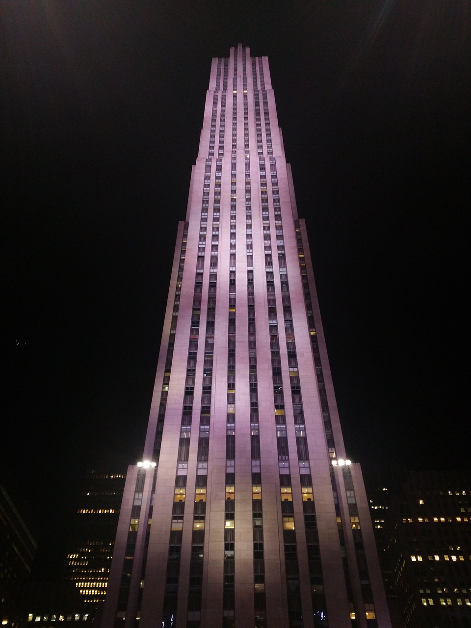 new york manhattan rockefeller center free photo