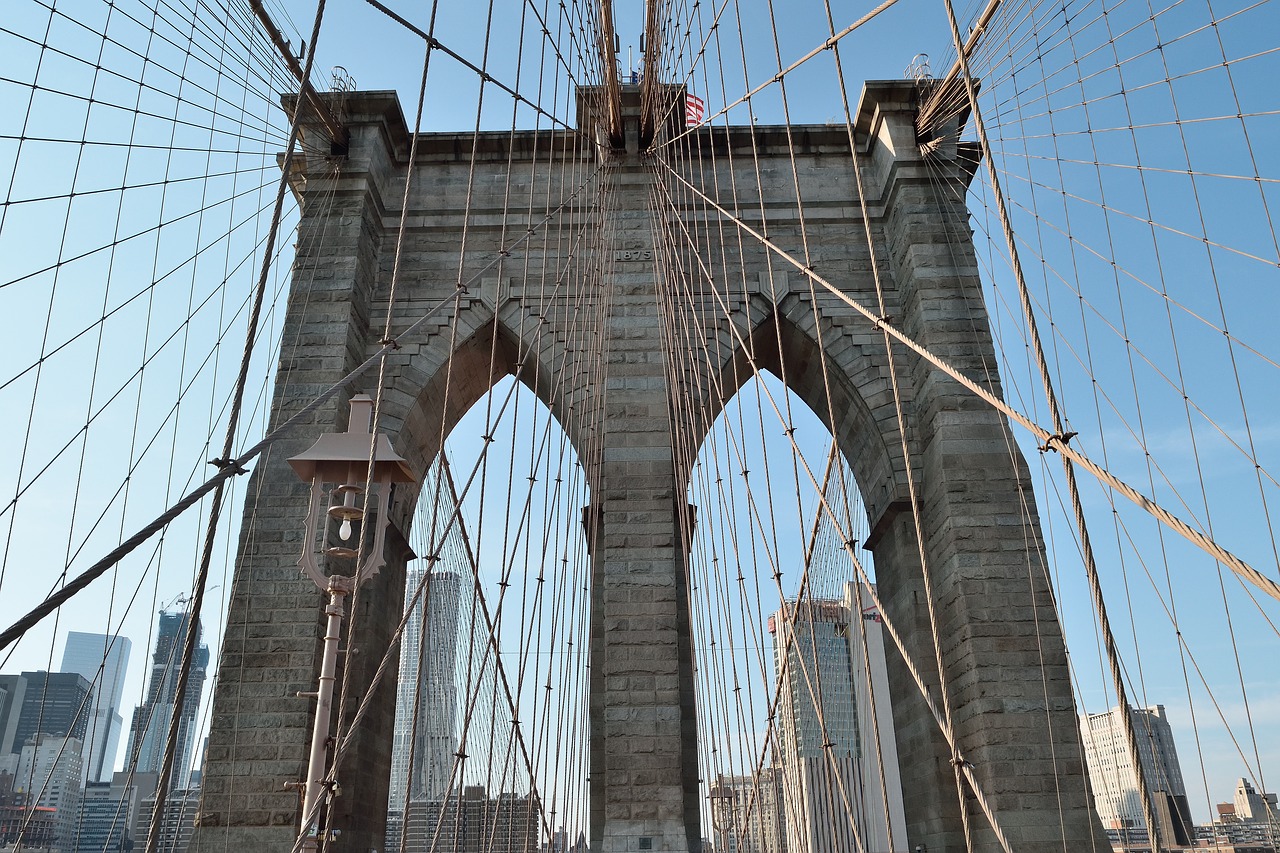 new york brooklyn bridge free photo