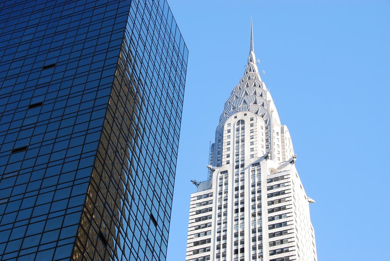 new york chrysler building skyscraper free photo