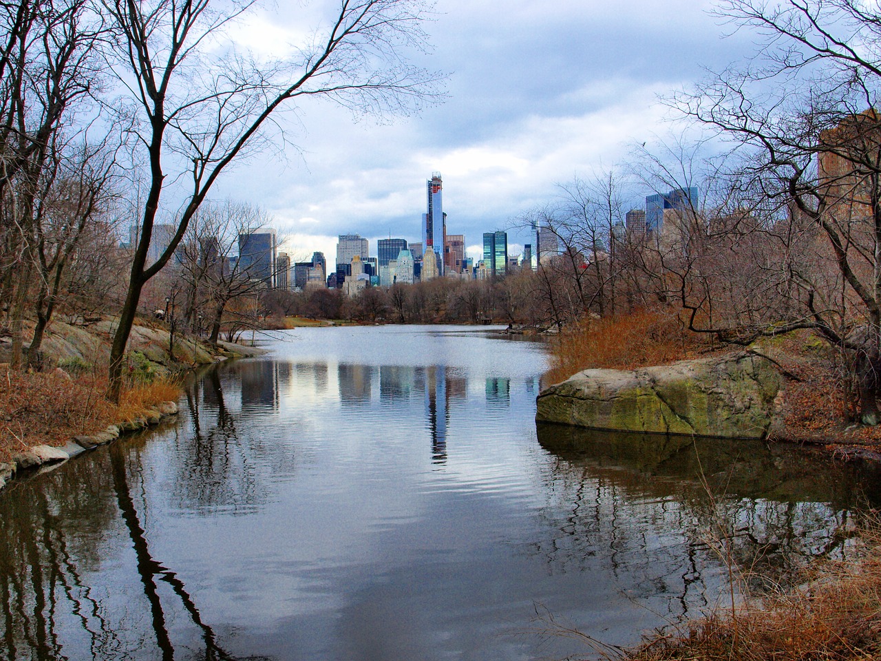 new york central park lake free photo