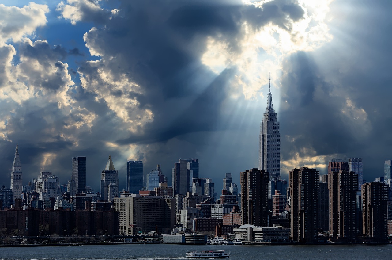 new york america new york skyline free photo